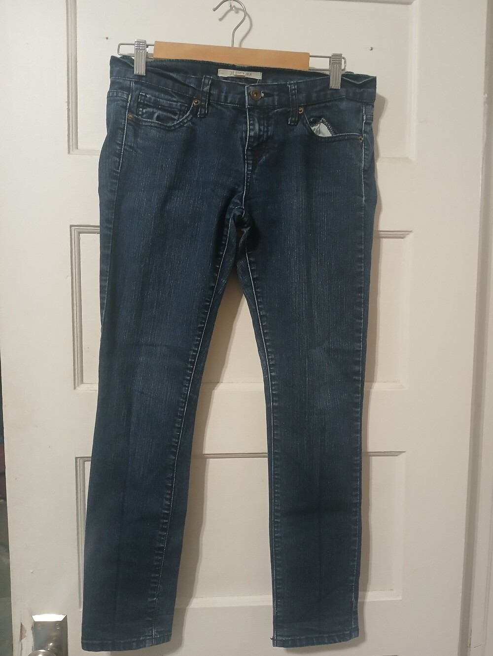 2.1 Denim Women's Skinny Jeans in Dark Blue Wash